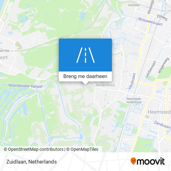 Zuidlaan kaart