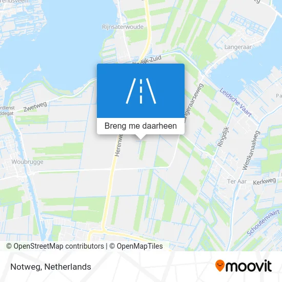 Notweg kaart