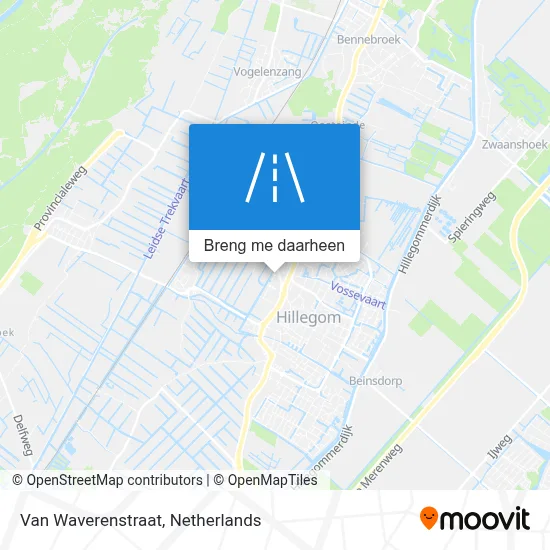 Van Waverenstraat kaart
