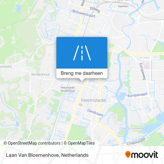 Laan Van Bloemenhove kaart