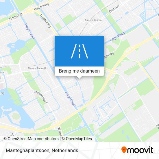 Mantegnaplantsoen kaart