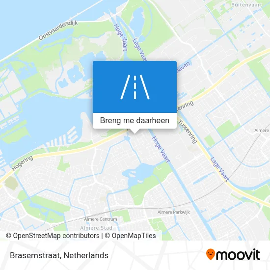Brasemstraat kaart