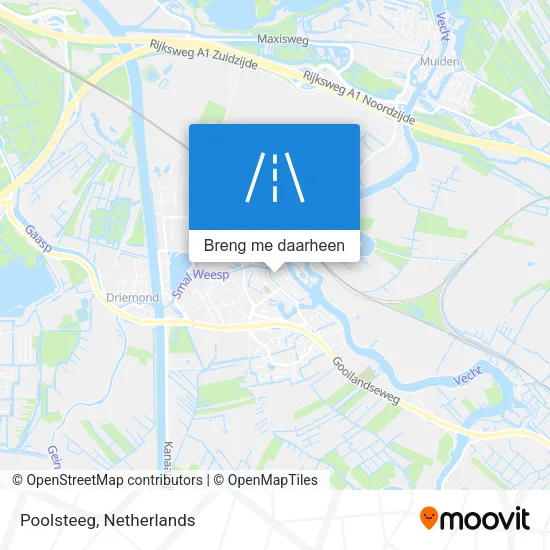 Poolsteeg kaart