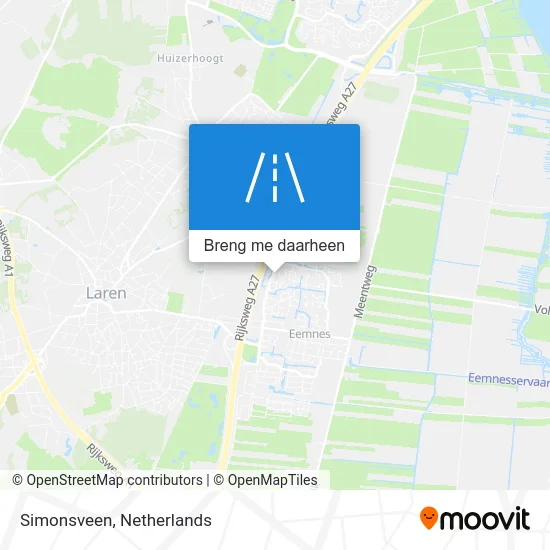 Simonsveen kaart