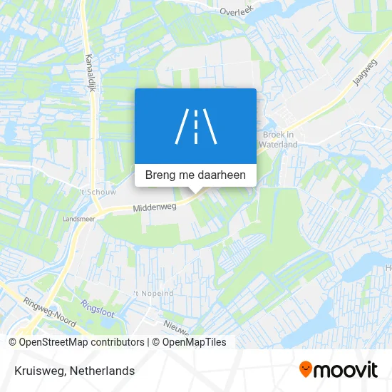 Kruisweg kaart
