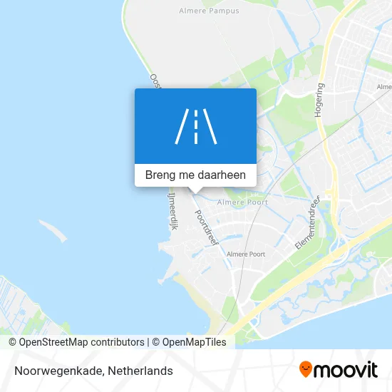Noorwegenkade kaart