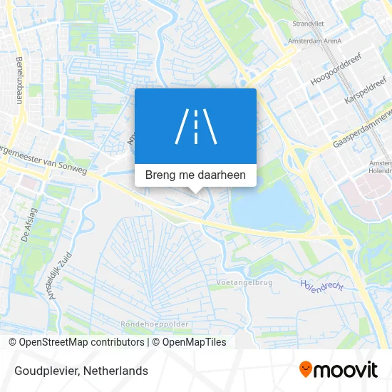 Goudplevier kaart