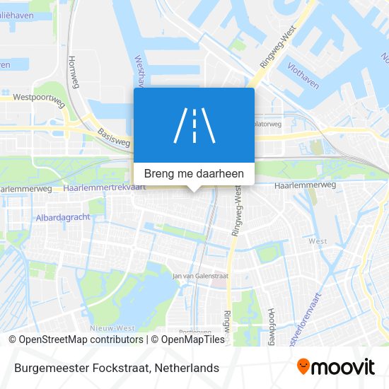 Burgemeester Fockstraat kaart