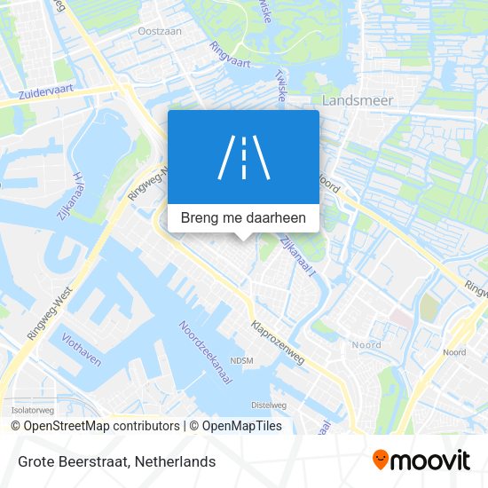 Grote Beerstraat kaart