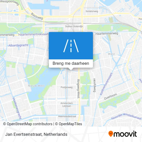 Jan Evertsenstraat kaart