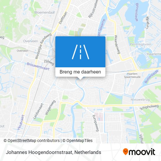 Johannes Hoogendoornstraat kaart