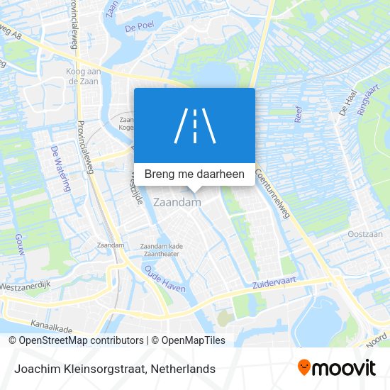 Joachim Kleinsorgstraat kaart
