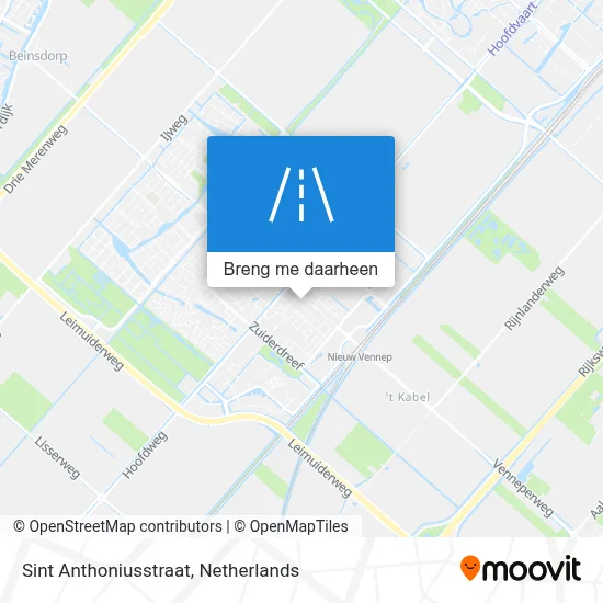Sint Anthoniusstraat kaart