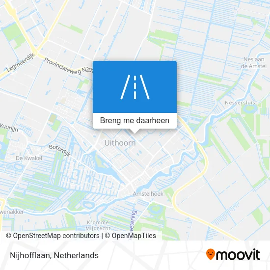 Nijhofflaan kaart