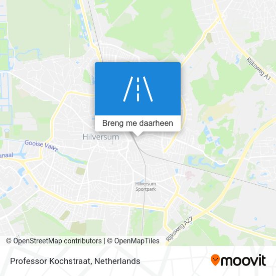 Professor Kochstraat kaart