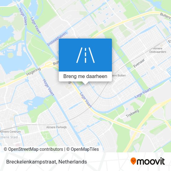 Breckelenkampstraat kaart