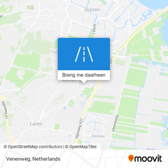 Venenweg kaart