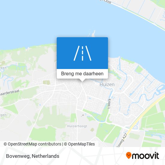 Bovenweg kaart