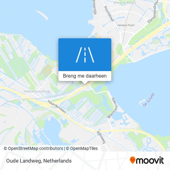 Oude Landweg kaart