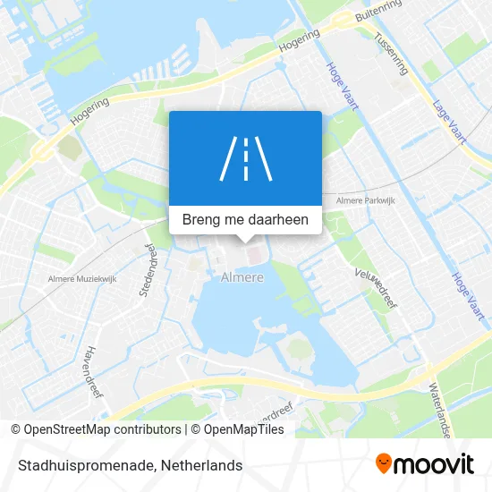 Stadhuispromenade kaart
