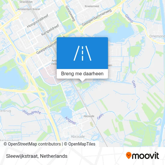 Sleewijkstraat kaart