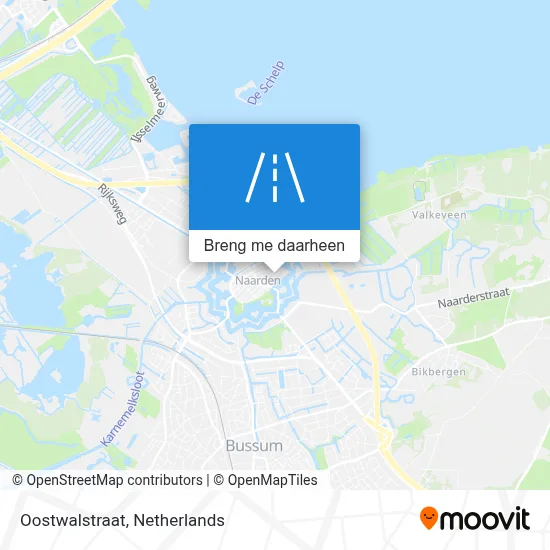 Oostwalstraat kaart