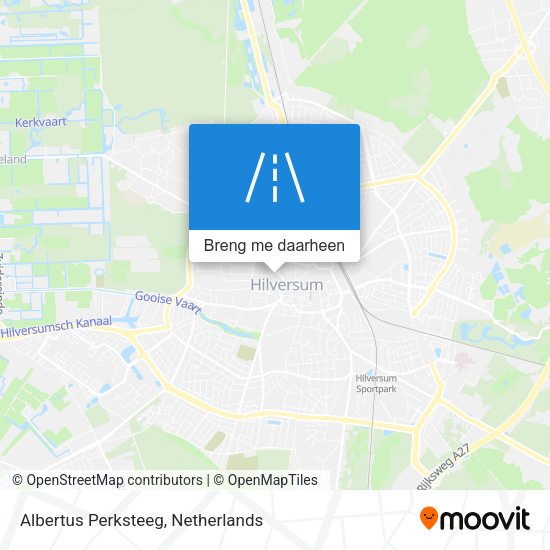 Albertus Perksteeg kaart