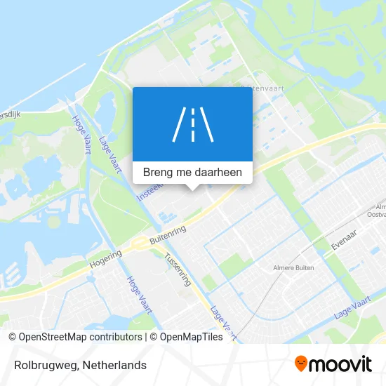 Rolbrugweg kaart