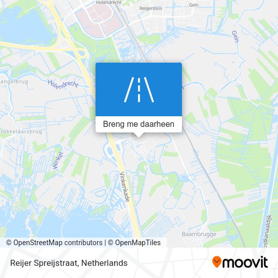 Reijer Spreijstraat kaart