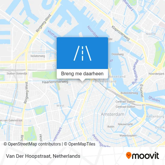 Van Der Hoopstraat kaart