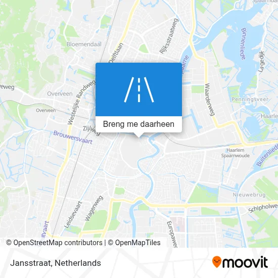 Jansstraat kaart