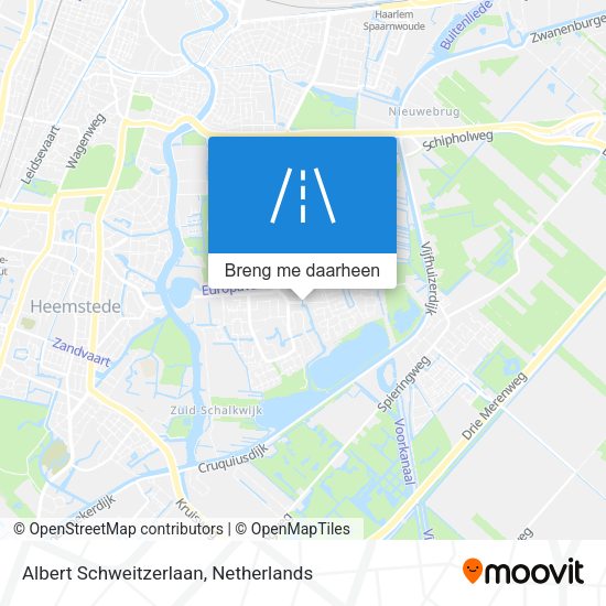 Albert Schweitzerlaan kaart