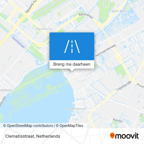 Clematisstraat kaart