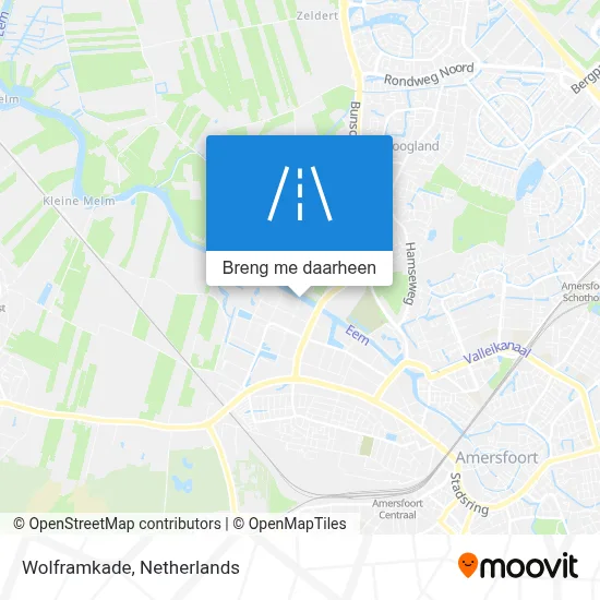 Wolframkade kaart