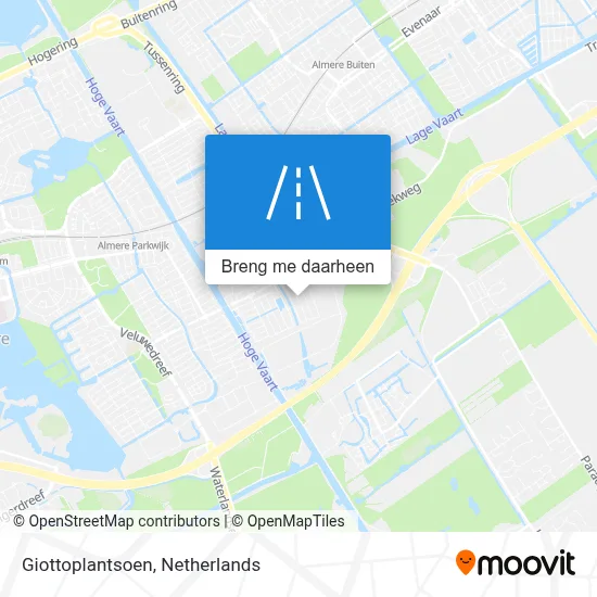 Giottoplantsoen kaart