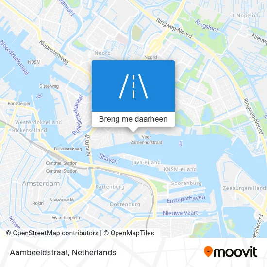 Aambeeldstraat kaart