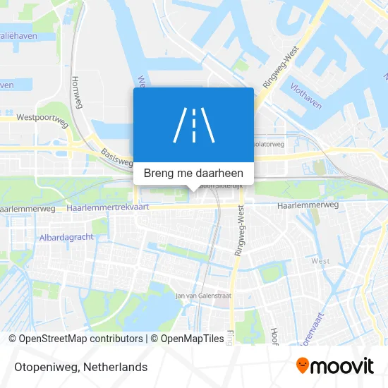 Otopeniweg kaart