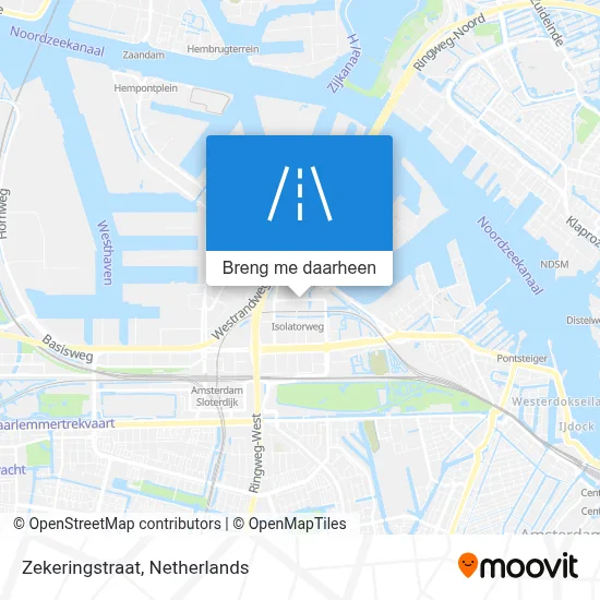 Zekeringstraat kaart