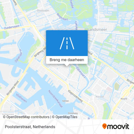 Poolsterstraat kaart