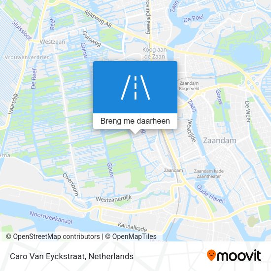 Caro Van Eyckstraat kaart