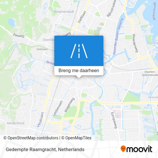 Gedempte Raamgracht kaart