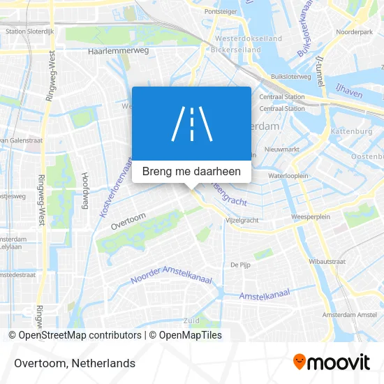 Overtoom kaart