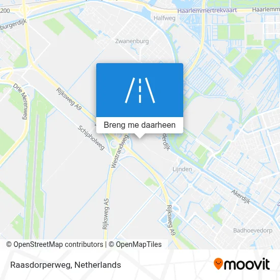 Raasdorperweg kaart