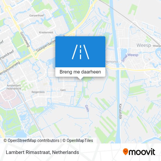 Lambert Rimastraat kaart