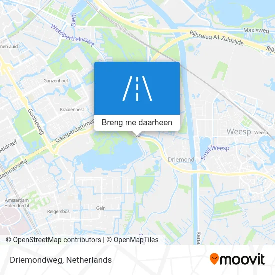 Driemondweg kaart