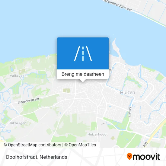 Doolhofstraat kaart