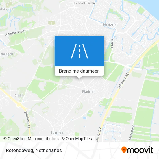 Rotondeweg kaart