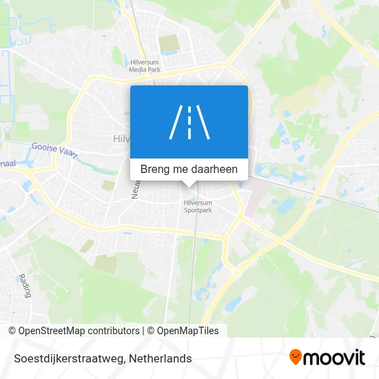 Soestdijkerstraatweg kaart