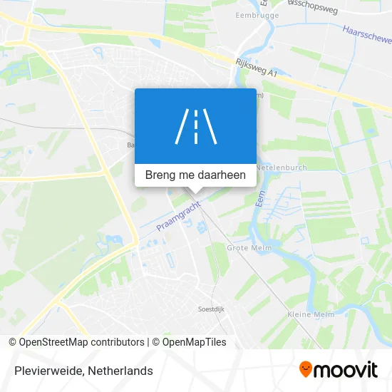 Plevierweide kaart