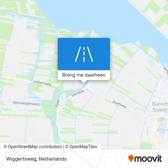 Wiggertsweg kaart